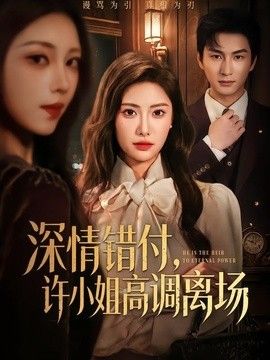 深情錯(cuò)付，許小姐高調(diào)離場(chǎng)海報(bào)