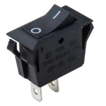 【ps8c-12帶燈開關bej黑色殼體紅色按鍵船型開關貝爾佳電源開關】- 